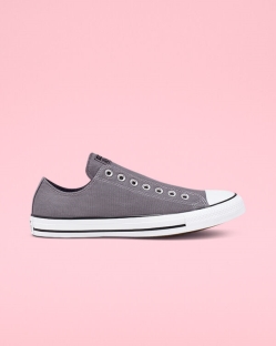 Converse Seasonal Color Chuck Taylor All Star Női Slip On Fekete/Fehér | OTSHJZR-HU